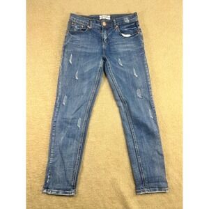 ONE x ONETEASPOON Awesome Baggies Distressed Denim Jeans Women's Size 25‎